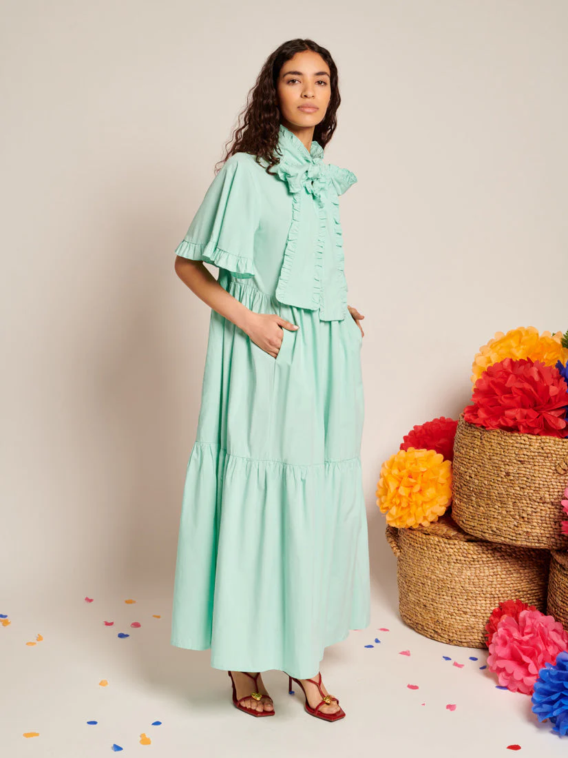 SISTER JANE ADRIANA BOW MIDI DRESS