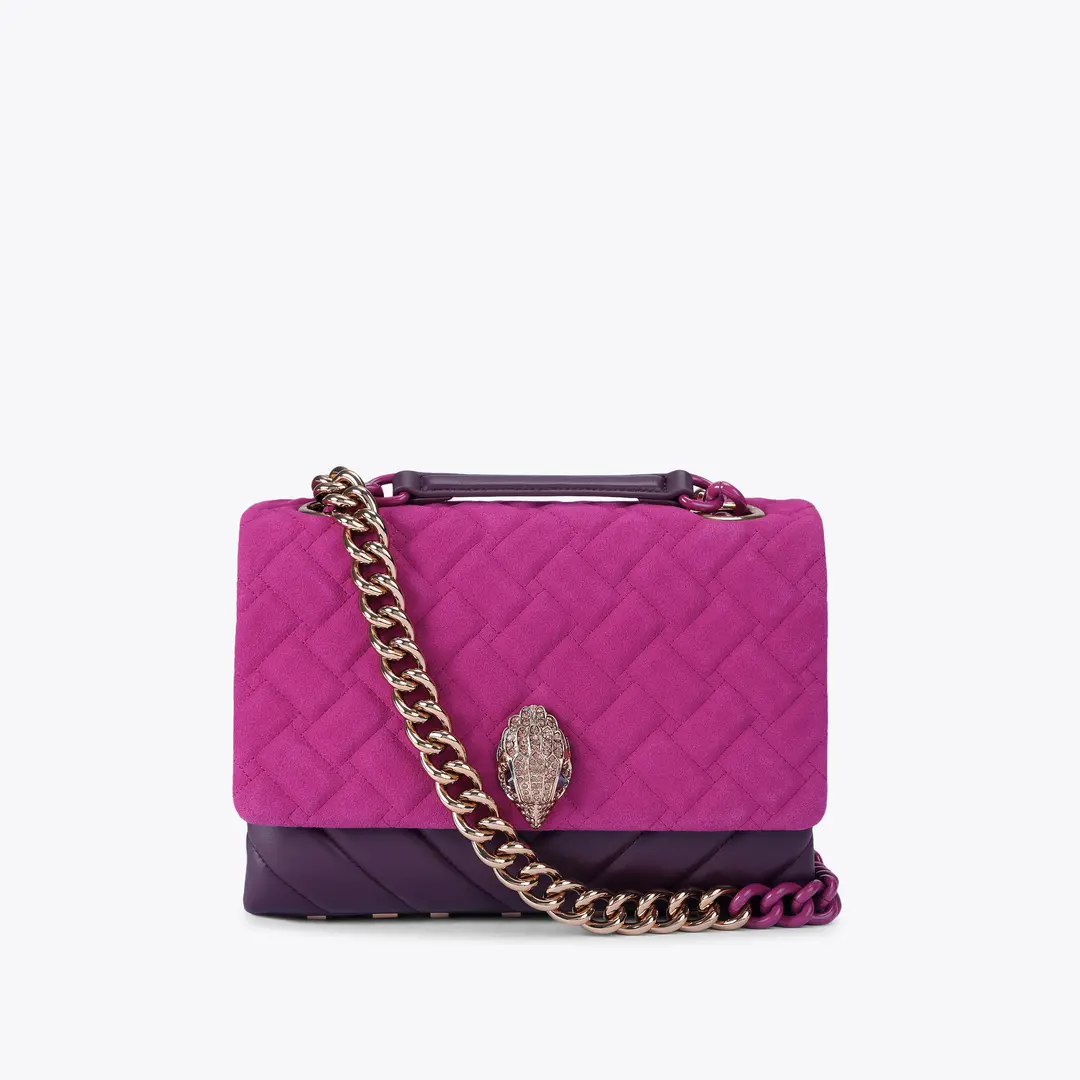 KURT GEIGER LARGE KENSINGTON KURT SUEDE BAG