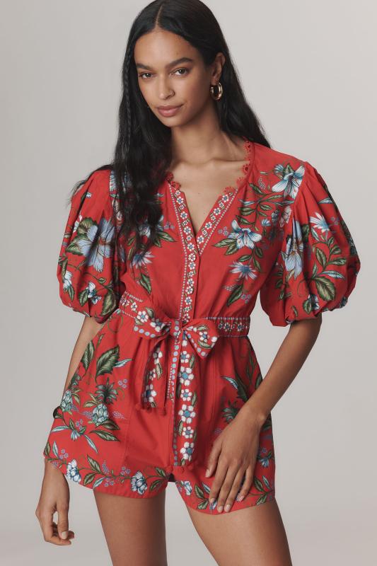FARM RIO SWEET BLOOM BOUQUET PLAYSUIT