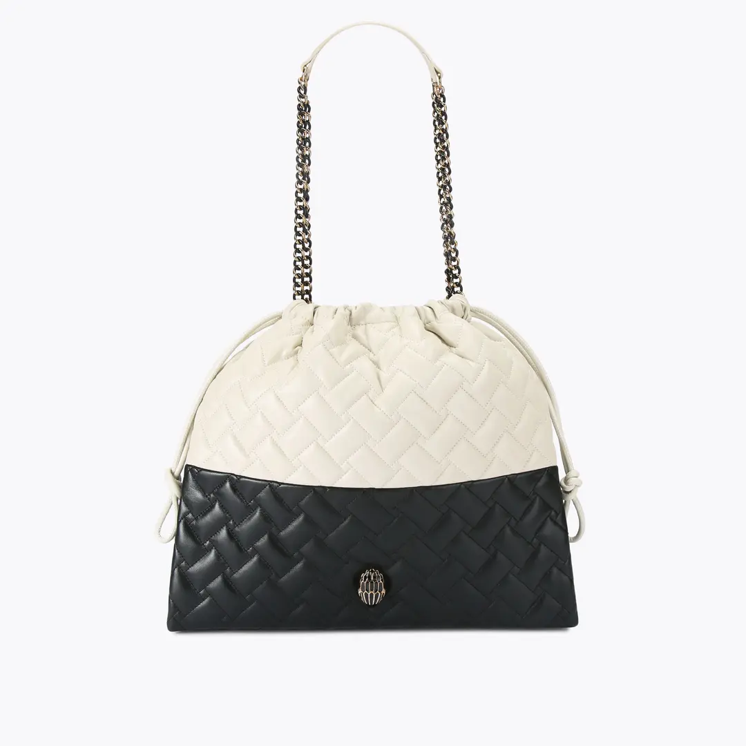 KURT GEIGER KENSINGTON DRAWSTRING E LEATHER BAG