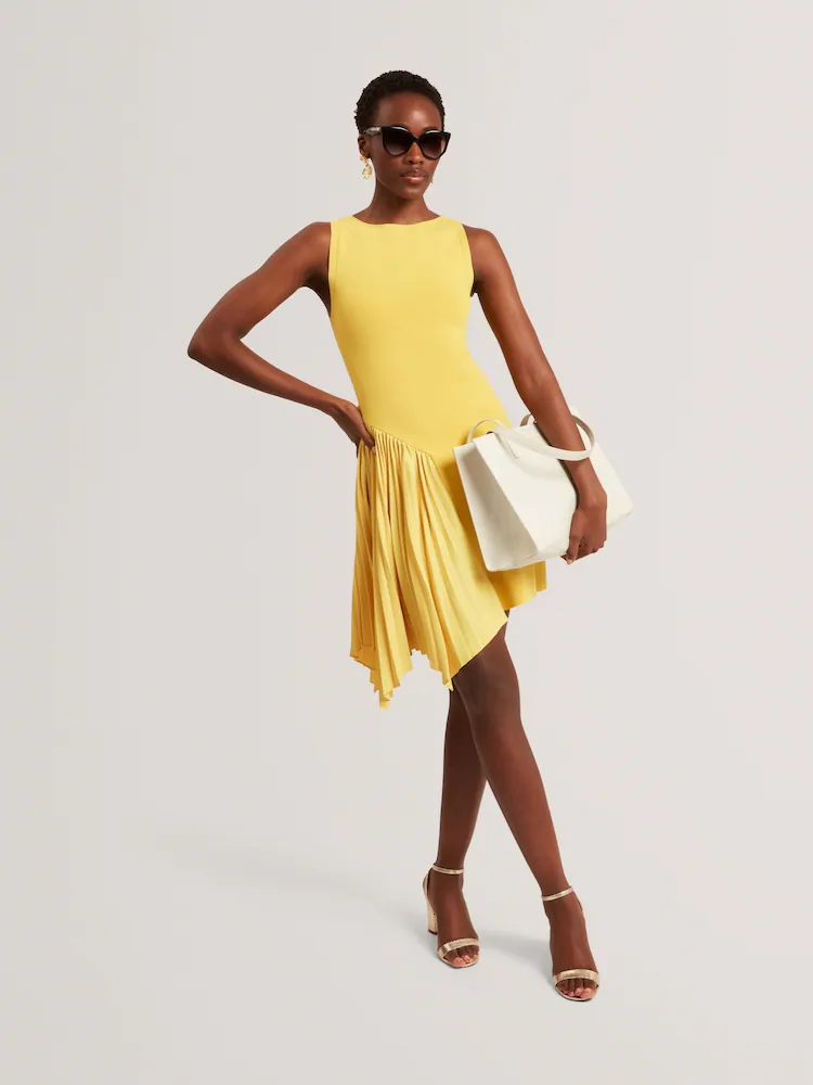 TED BAKER JACARA SLEEVELESS KNIT MINI DRESS