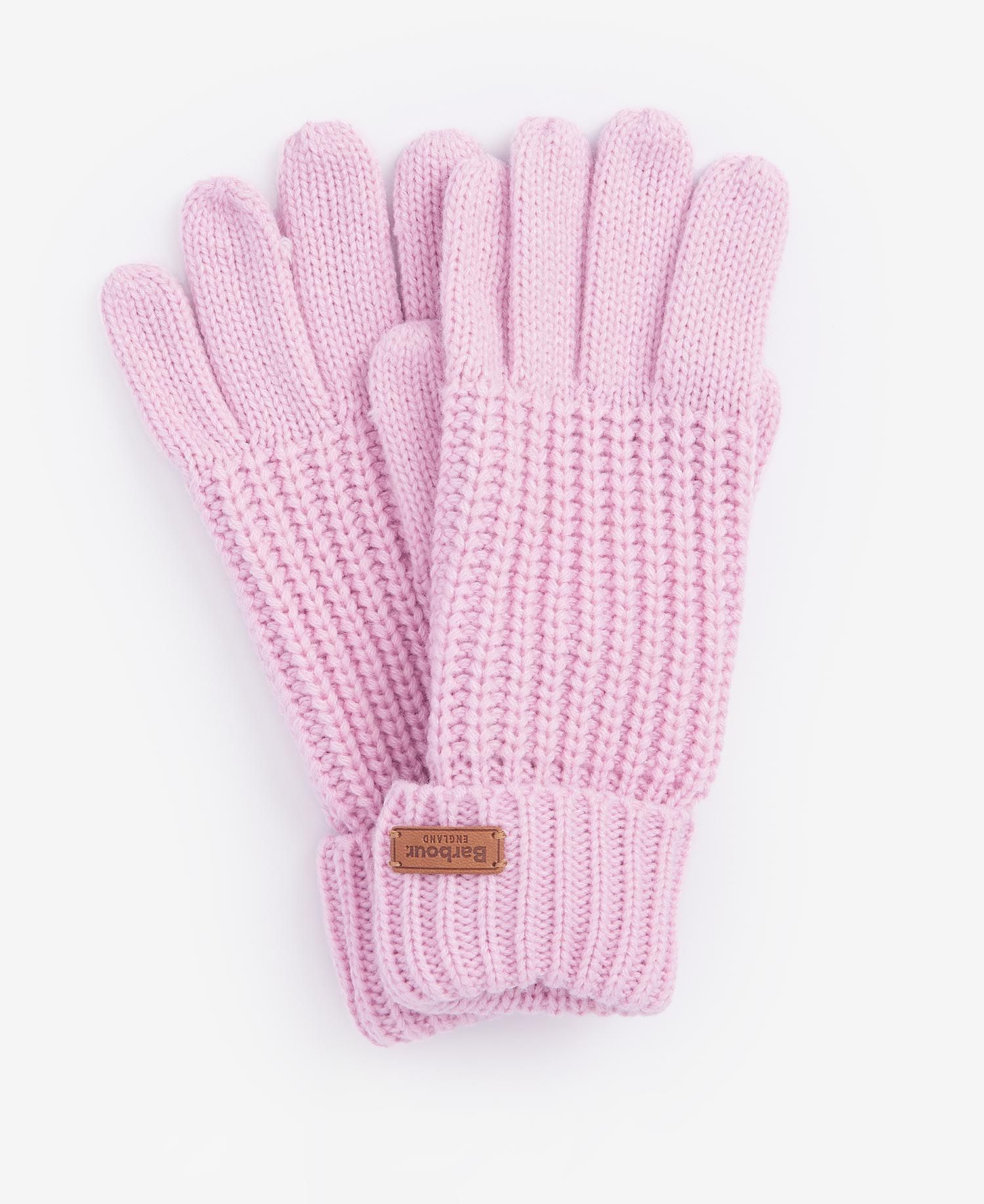 BARBOUR PINK GLOVES