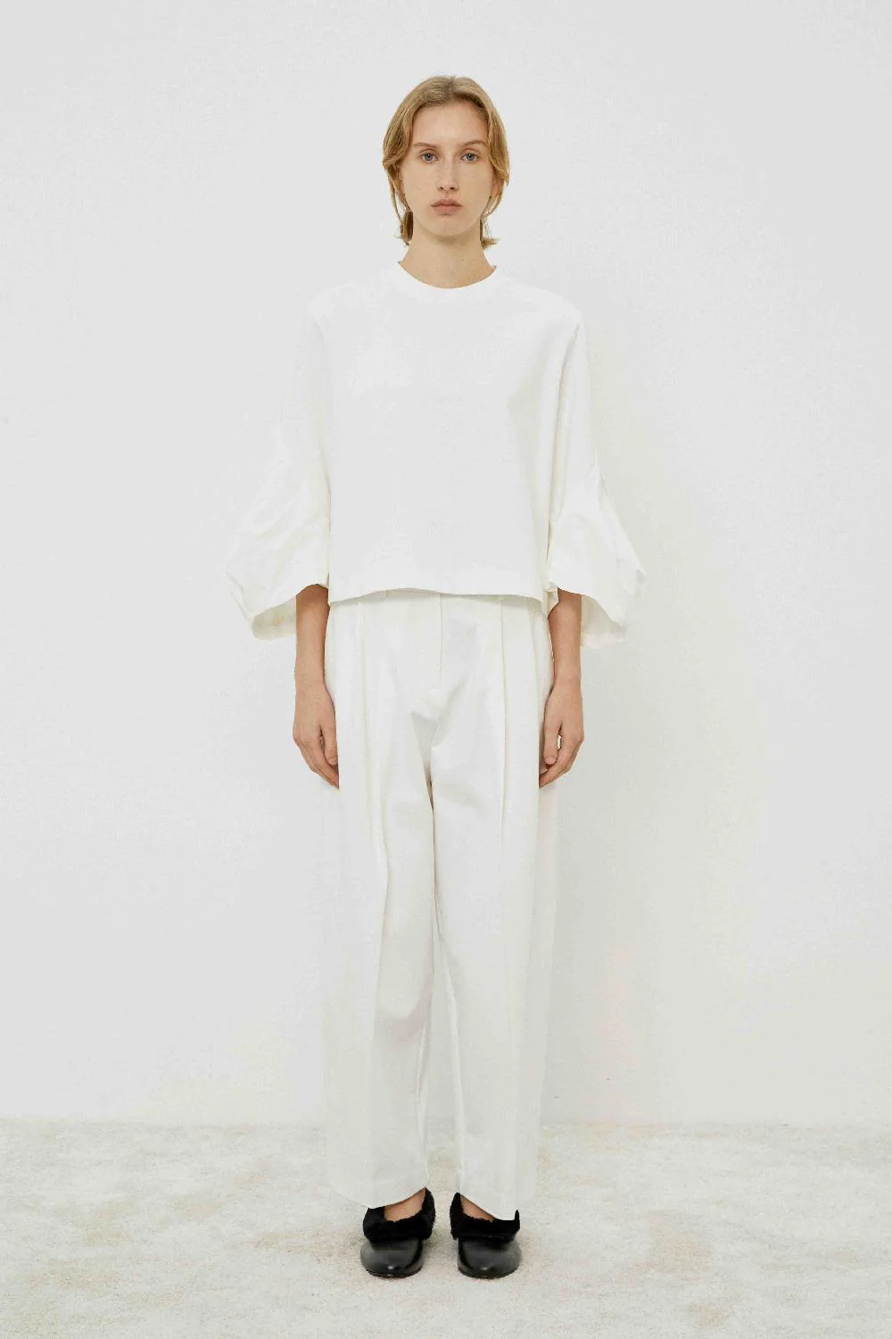 MEIMEIJ BLUSA TAFFETA SLEEVES