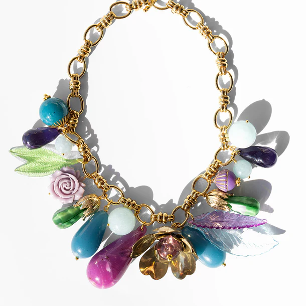 KATERINA PSOMA OLIVIA NECKLACE GREEN